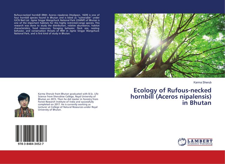 Produktbild: Ecology of Rufous-necked hornbill (Aceros nipalensis) in Bhutan
