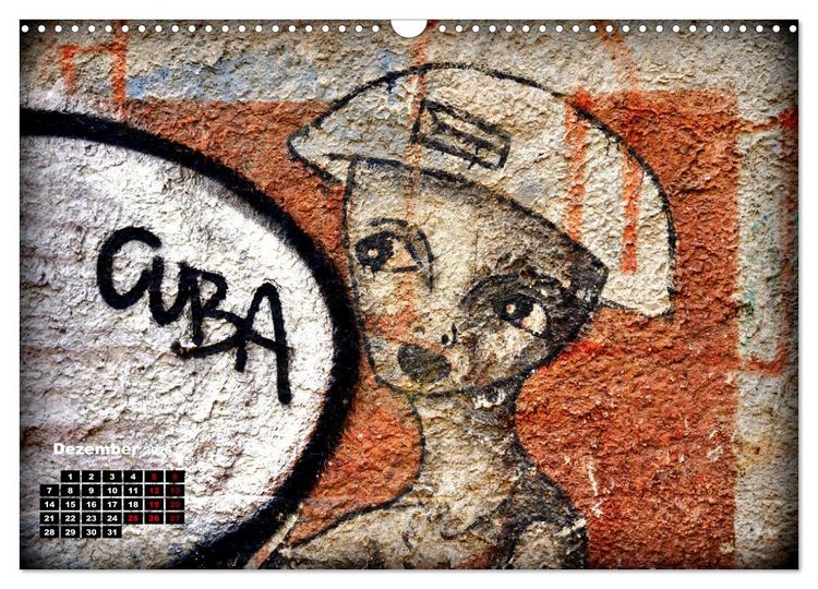 Produktbild: Gesichter Havannas - Street Art in der kubanischen Hauptstadt (Wandkalender 2026 DIN A3 quer), CALVENDO Monatskalender