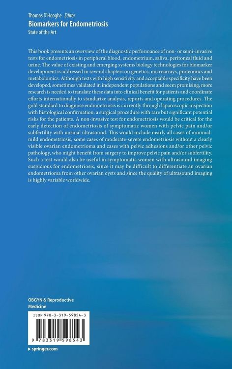 Produktbild: Biomarkers for Endometriosis