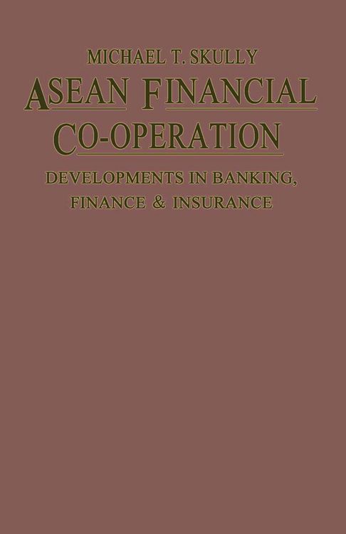 Produktbild: ASEAN Financial Co-Operation