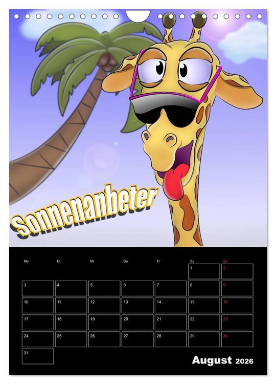 Produktbild: Cartoons - mir doch Bockwurscht (Wandkalender 2026 DIN A4 hoch), CALVENDO Monatskalender