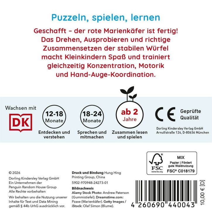 Produktbild: Erstes Lernen W&uuml;rfelpuzzle. Farben
