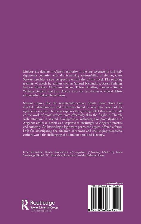 Produktbild: The Eighteenth-Century Novel and the Secularization of Ethics