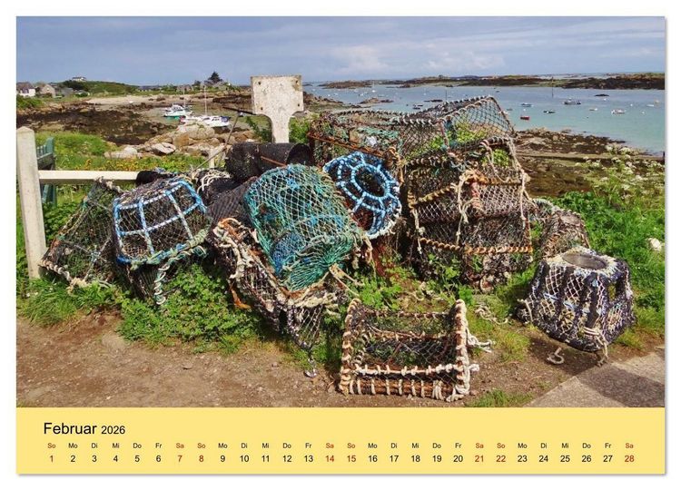 Produktbild: Chausey Inseln Magischer Insel - Archipel Frankreich (hochwertiger Premium Wandkalender 2026 DIN A2 quer), Kunstdruck in Hochglanz