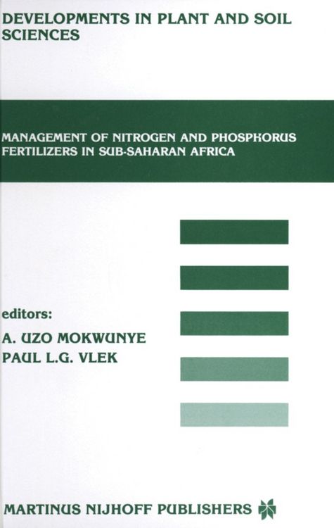 Produktbild: Management of Nitrogen and Phosphorus Fertilizers in Sub-Saharan Africa