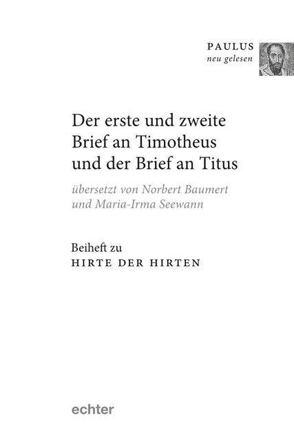 Produktbild: Hirte der Hirten, Beiheft
