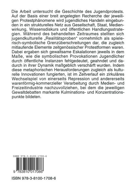 Jugendprotest seit den fünfziger Jahren