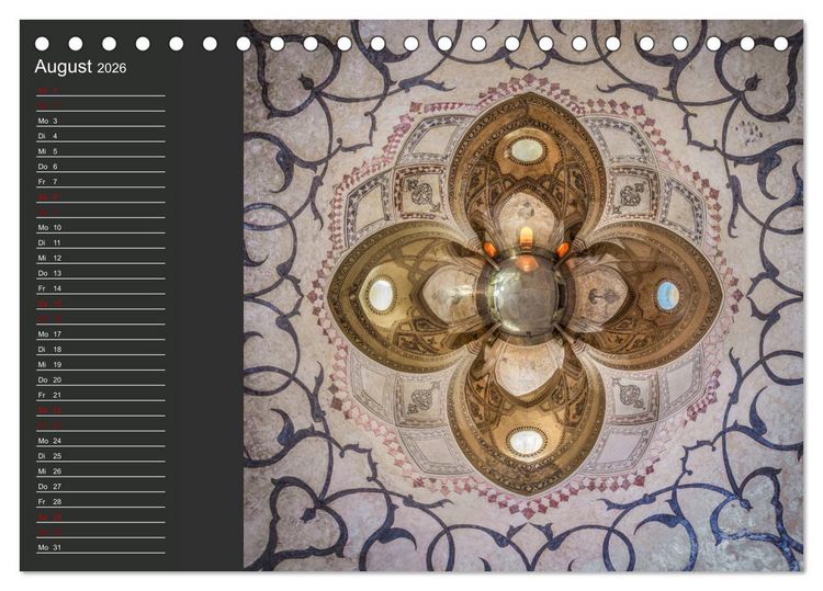 Produktbild: Orientalische Architektur - Verzaubernd (Tischkalender 2026 DIN A5 quer), CALVENDO Monatskalender
