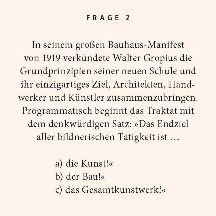 Produktbild: Bauhaus-Quiz