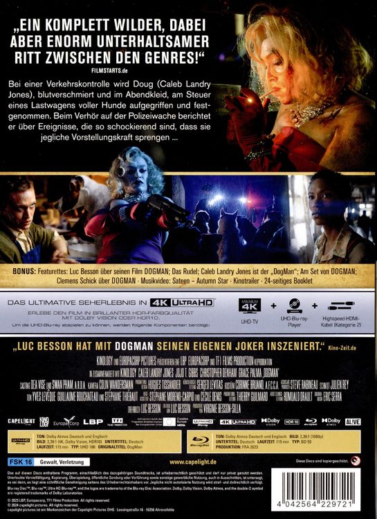 Produktbild: DogMan - 2-Disc Limited Collector's Edition im Mediabook - Cover A (UHD-Blu-ray + Blu-ray)