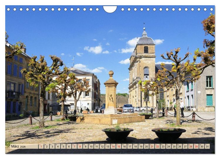 Produktbild: Frankreichs Nordosten - Montm&eacute;dy, Sedan, Charleville-M&eacute;zi&egrave;res (Wandkalender 2026 DIN A4 quer), CALVENDO Monatskalender