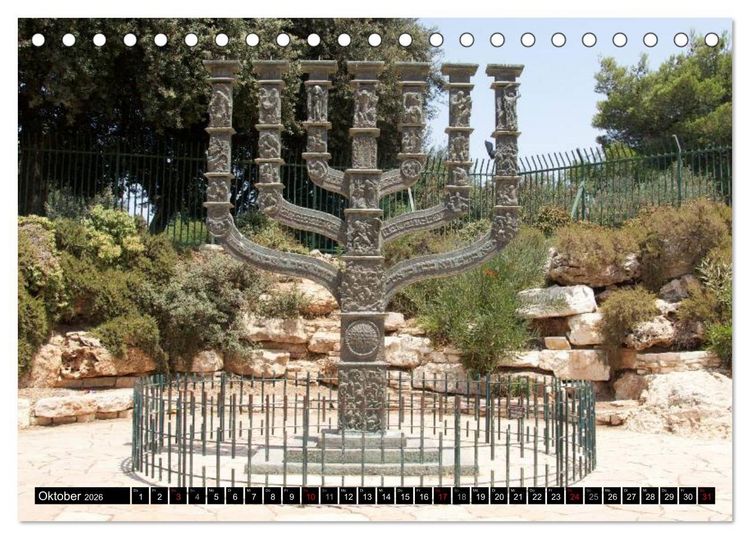 Produktbild: Israel Heute (Tischkalender 2026 DIN A5 quer), CALVENDO Monatskalender