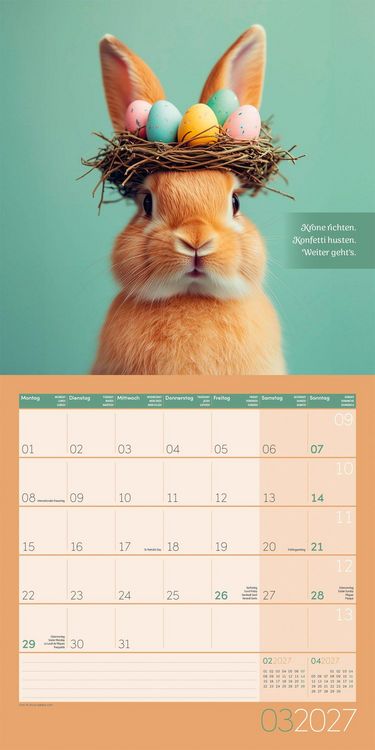 Produktbild: Alles wird gut Kalender 2027 - 30x30 - Art12