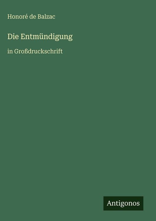 Produktbild: Die Entm&uuml;ndigung