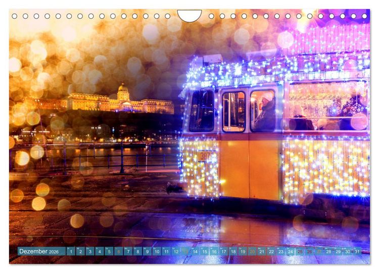 Produktbild: Romantisches Budapest - Ungarns sch&ouml;ne Hauptstadt an der Donau (Wandkalender 2026 DIN A4 quer), CALVENDO Monatskalender