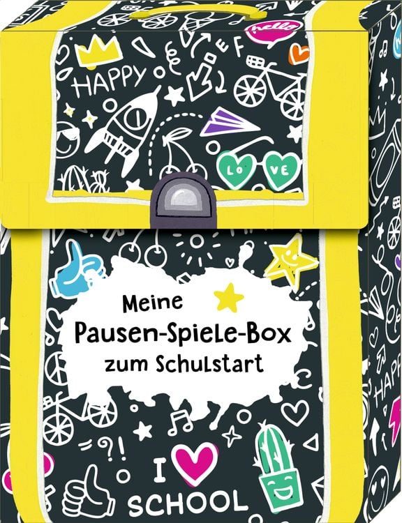 Produktbild: Kartenbox - Meine Pausen-Spiele-Box zum Schulstart