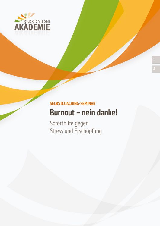 Produktbild: Burnout - nein danke!