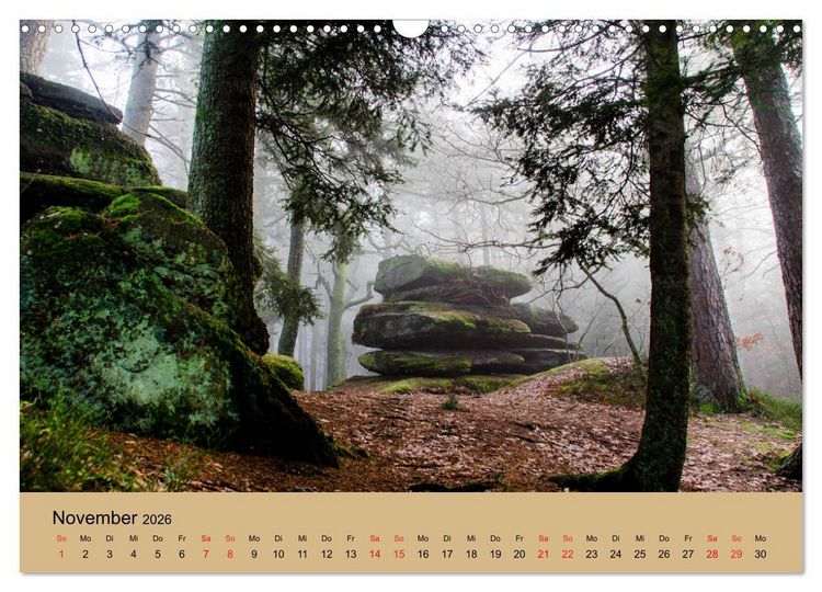 Produktbild: Landschaften im Elsass (Wandkalender 2026 DIN A3 quer), CALVENDO Monatskalender