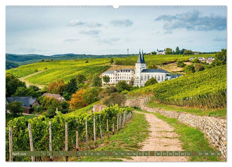 Produktbild: Kulturlandschaft Rheingau (hochwertiger Premium Wandkalender 2026 DIN A2 quer), Kunstdruck in Hochglanz