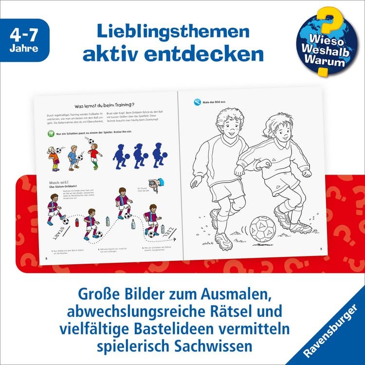 Produktbild: Wieso? Weshalb? Warum? aktiv-Heft - Fu&szlig;ball