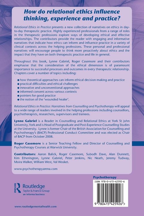 Produktbild: Relational Ethics in Practice