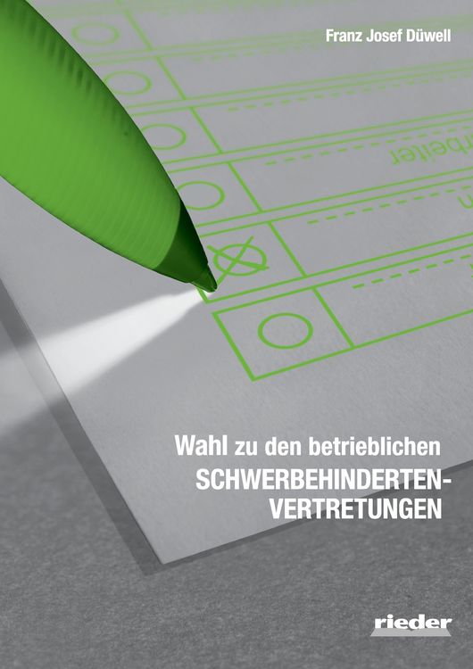 Produktbild: Wahlen zu den betrieblichen Schwerbehindertenvertretungen