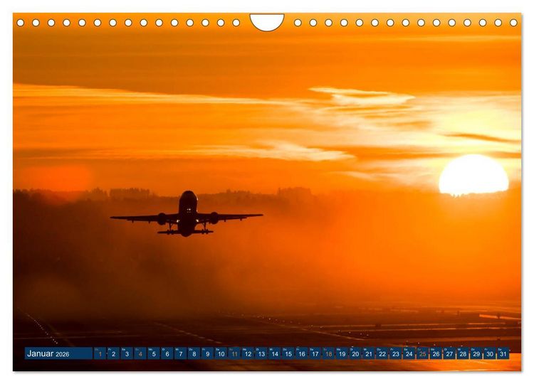 Produktbild: Faszination Fliegerei (Wandkalender 2026 DIN A4 quer), CALVENDO Monatskalender