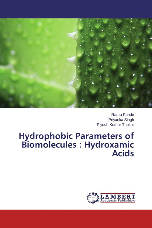 Produktbild: Hydrophobic Parameters of Biomolecules : Hydroxamic Acids