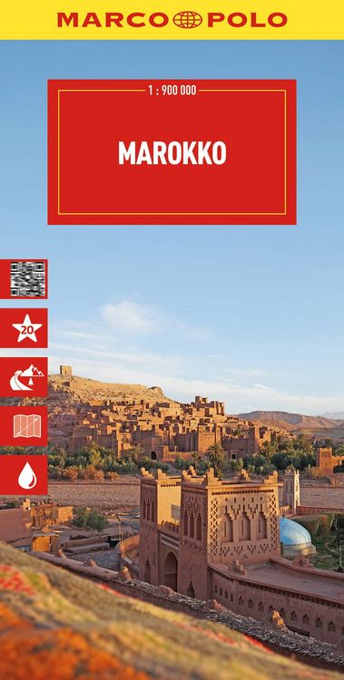 Produktbild: MARCO POLO Reisekarte Marokko 1:900.000