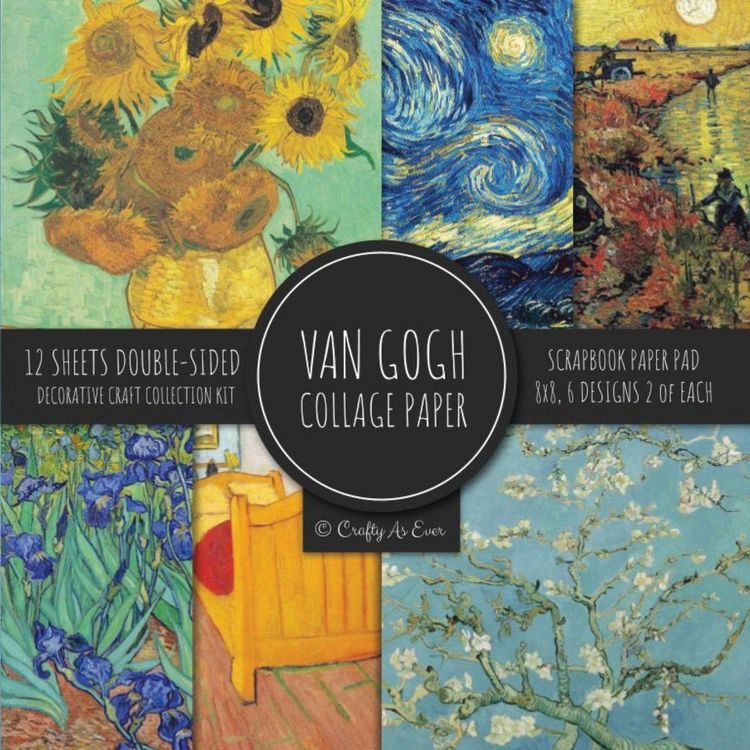 Produktbild: Van Gogh Collage Paper for Scrapbooking