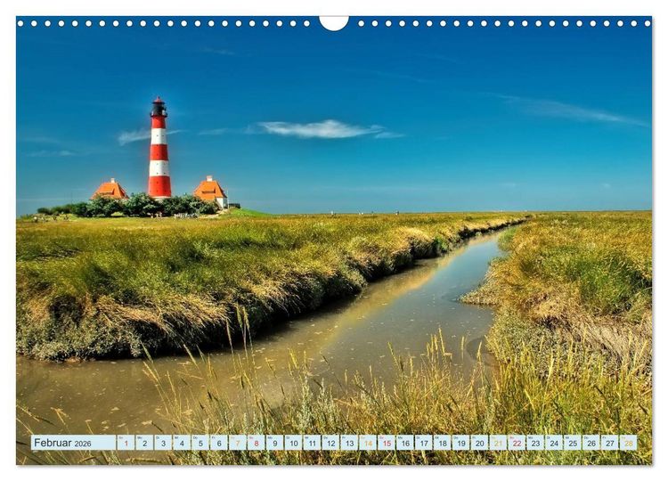 Produktbild: Leucht&uuml;rme - immer wieder faszinierend (Wandkalender 2026 DIN A3 quer), CALVENDO Monatskalender