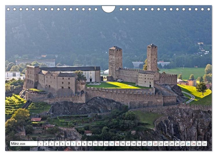 Produktbild: Tessin, Impressionen aus der Italienischen Schweiz (Wandkalender 2026 DIN A4 quer), CALVENDO Monatskalender