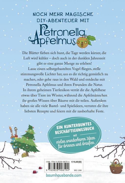 Produktbild: Basteln & Spielen mit Petronella Apfelmus - 99 zauberhafte Ideen f&uuml;r Herbst und Winter