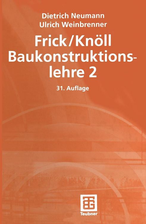 Produktbild: Frick / Kn&ouml;ll Baukonstruktionslehre 2