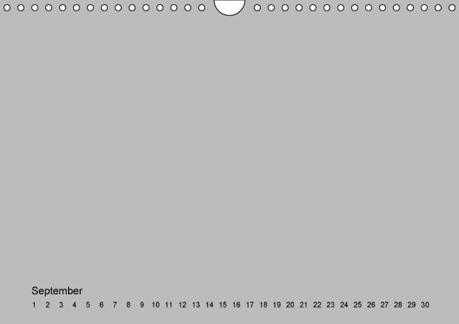 Produktbild: Geburtstags - Bastelkalender - Grau (Wandkalender immerw&auml;hrend DIN A4 quer)