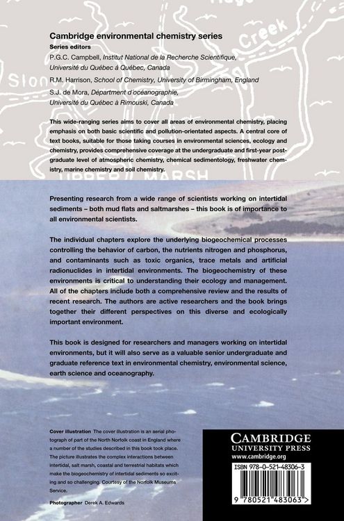 Produktbild: Biogeochemistry of Intertidal Sediments