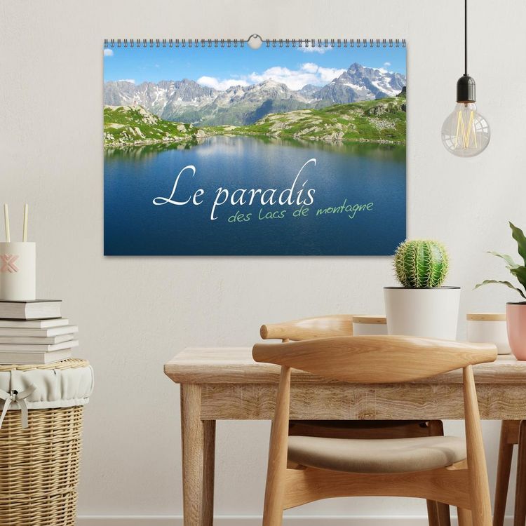 Produktbild: Le paradis des lacs de montagne (Calendrier mural 2026 DIN A3 vertical), CALVENDO calendrier mensuel