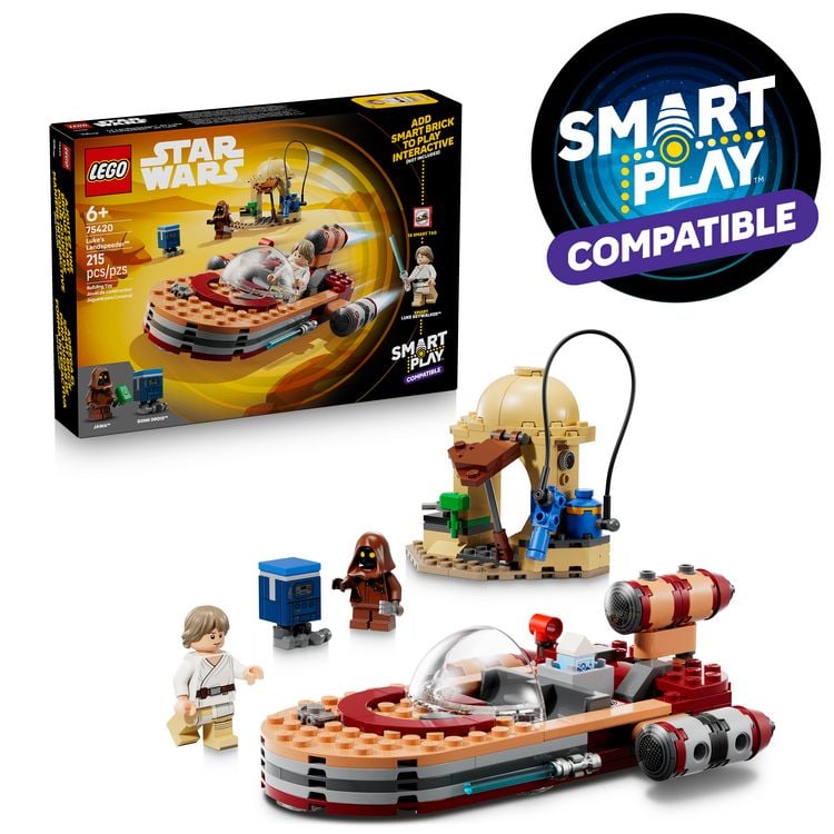 Produktbild: LEGO Star Wars 75420 SMART Play: Lukes Landspeeder, Spielzeug ab 6 Jahre