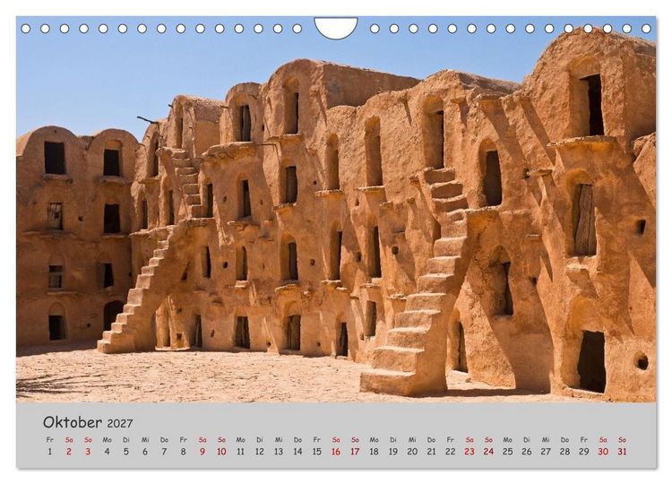 Produktbild: Tunesien Vielfalt am Mittelmeer (Wandkalender 2027 DIN A4 quer), CALVENDO Monatskalender