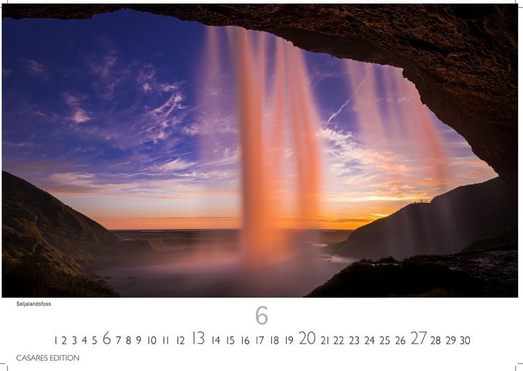 Produktbild: Island Kalender 2027 &ndash; Wandkalender | Fotokalender Naturkalender 35x50cm Grosses Format &ndash; Hochwertiger . mit atemberaubenden Island-Landschaften