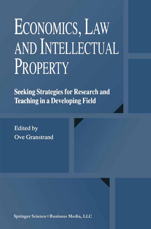 Produktbild: Economics, Law and Intellectual Property