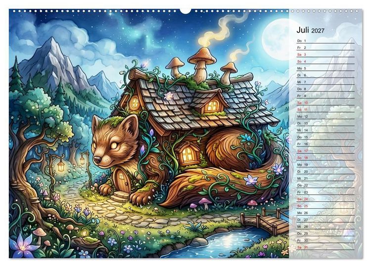 Produktbild: Tierische Fassaden (hochwertiger Premium Wandkalender 2027 DIN A2 quer), Kunstdruck in Hochglanz