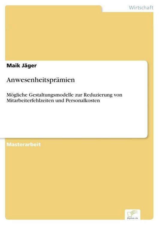 Produktbild: Anwesenheitspr&auml;mien