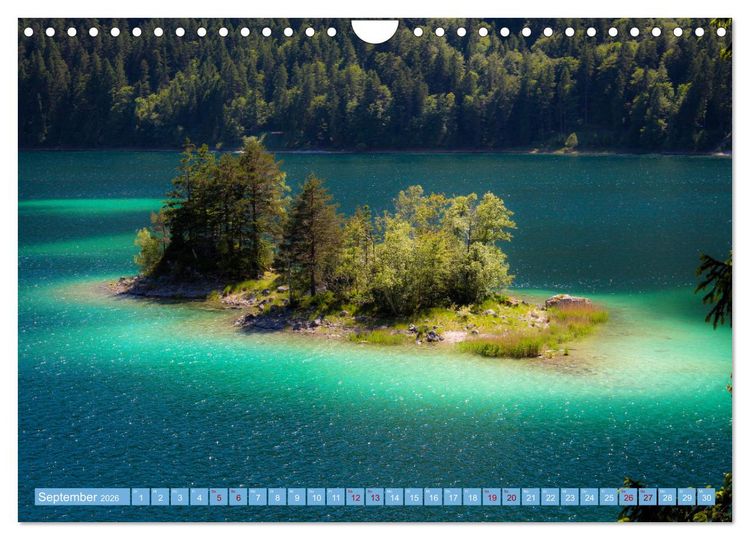 Produktbild: Zauber der Zugspitze (Wandkalender 2026 DIN A4 quer), CALVENDO Monatskalender