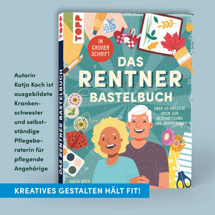 Produktbild: Das Rentner-Bastelbuch. In gro&szlig;er Schrift.