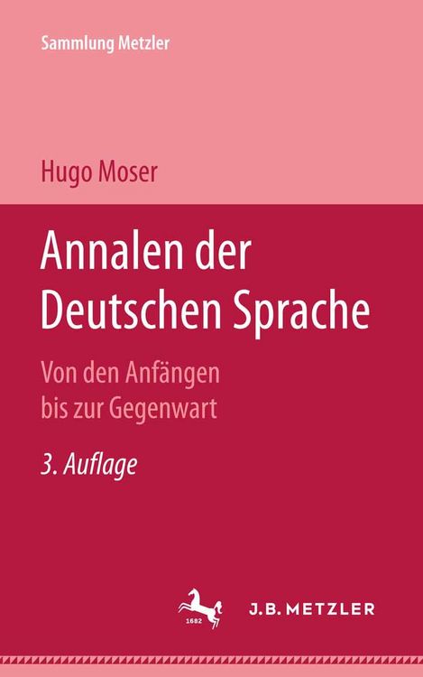 Produktbild: Annalen der deutschen Sprache