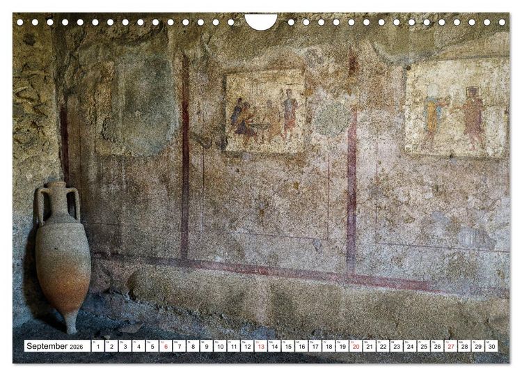 Produktbild: Versteinerte Stadt Pompeji (Wandkalender 2026 DIN A4 quer), CALVENDO Monatskalender