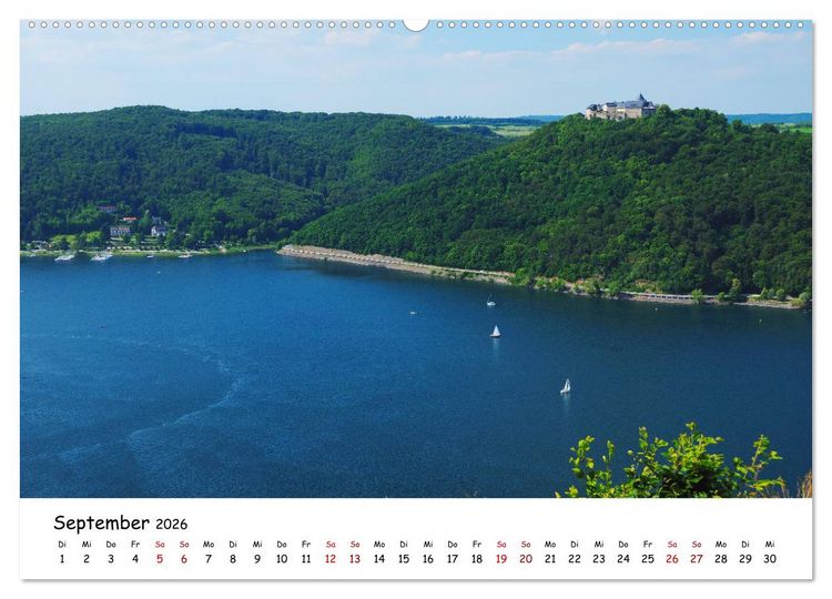 Produktbild: Der Edersee - Das Paradies in Nordhessen (hochwertiger Premium Wandkalender 2026 DIN A2 quer), Kunstdruck in Hochglanz