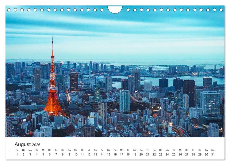Produktbild: Japan - Land der Kontraste (Wandkalender 2026 DIN A4 quer), CALVENDO Monatskalender