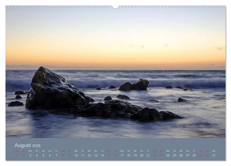 Produktbild: Tag am Meer (hochwertiger Premium Wandkalender 2026 DIN A2 quer), Kunstdruck in Hochglanz